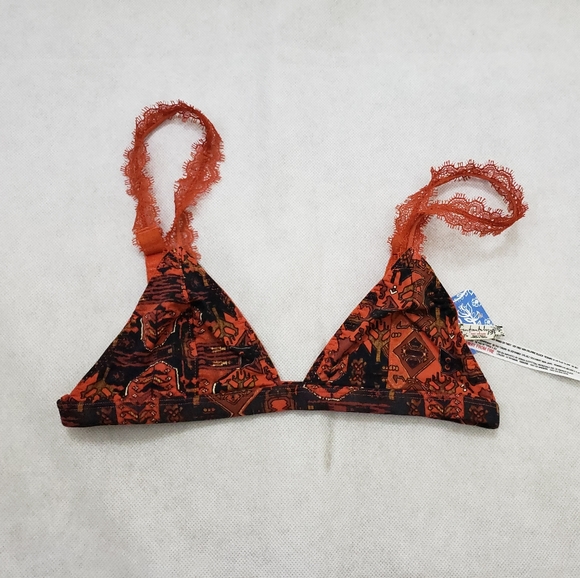 Free People Other - NWT Free People Bralette Size XS Red